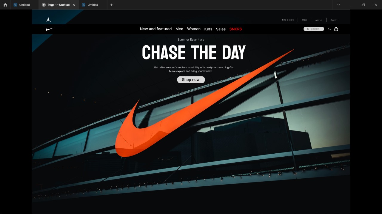 Nike Shopping UI