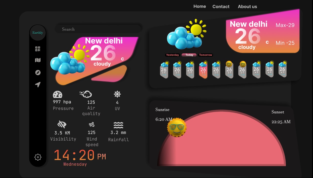 Weather Application UI